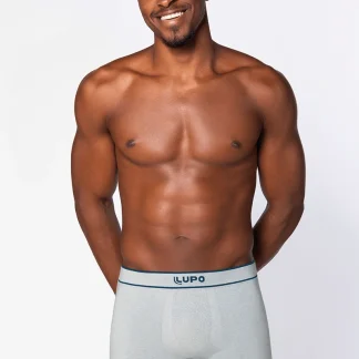 Boxer Algodão Mescla Sem Costura