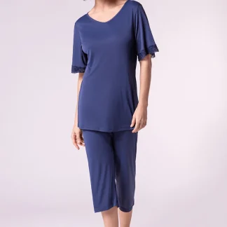Pijama Midi Com Renda Feminino Lupo