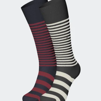 2 Pares de Meias às riscas