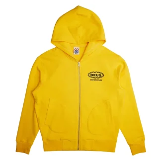 DEUS SIRENS ZIP THRU HOOD SPECTRA YELLOW