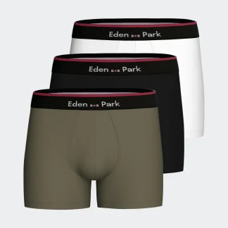 Pack 3 Boxers lisos Eden Park