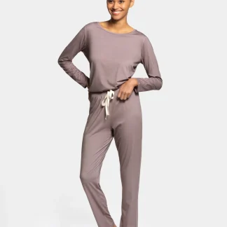 Pijama de mulher longo em Modal