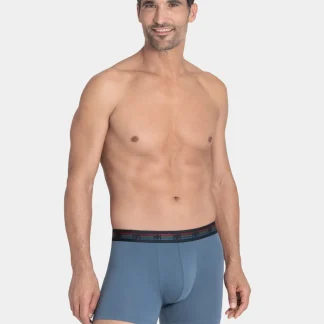 Pack 2 boxers de homem lisos em Algodão
