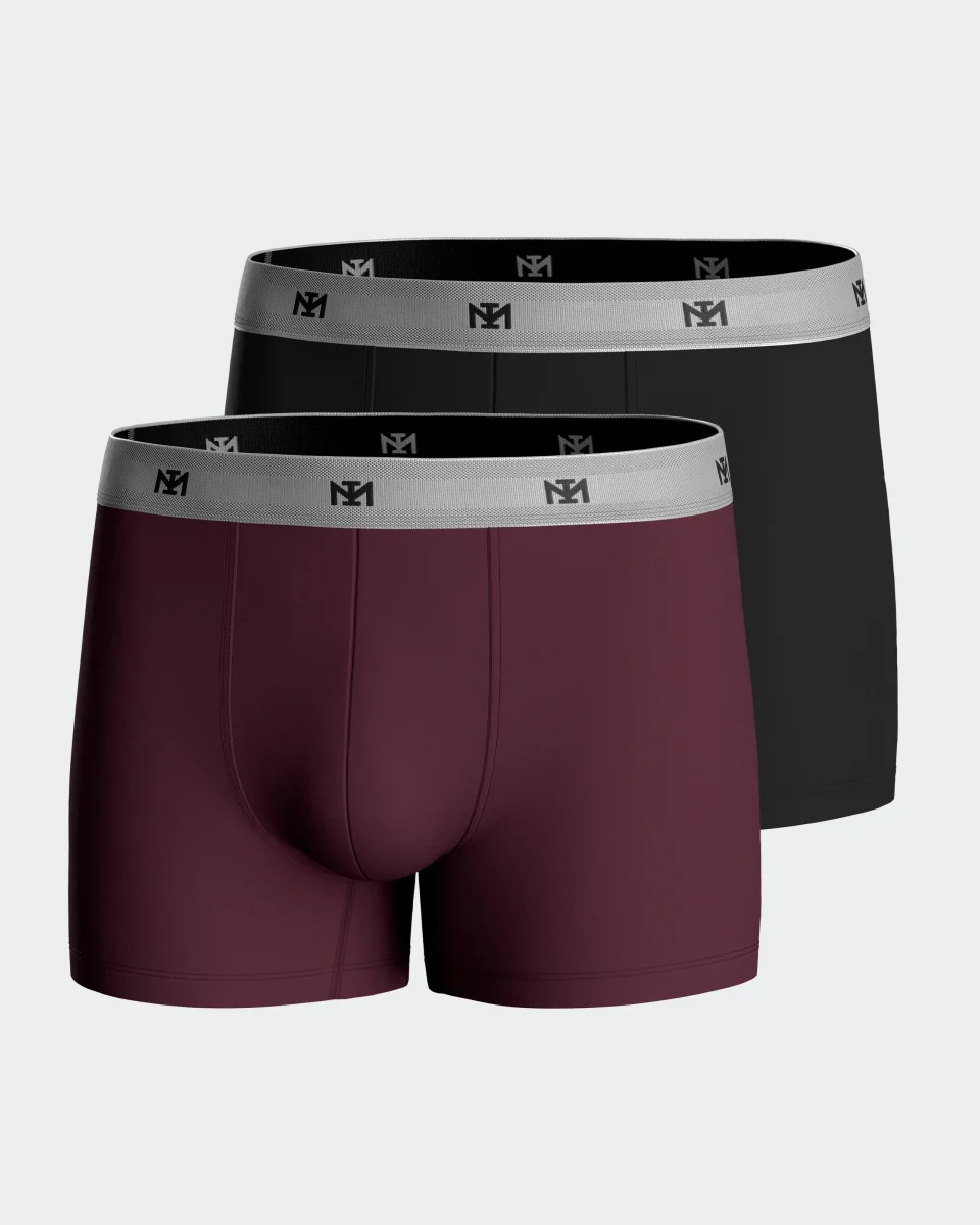 Pack 2 boxers de homem em Lyocell