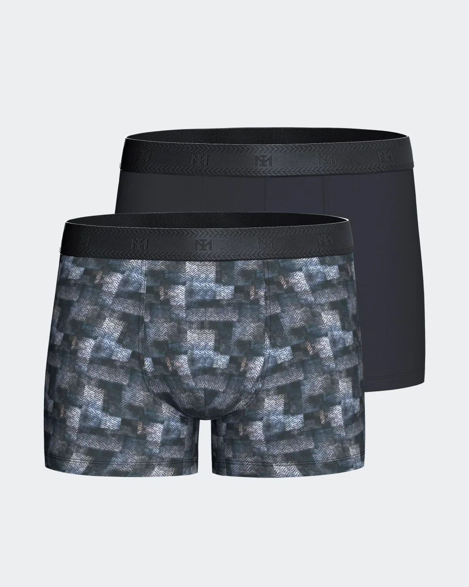 Pack de 2 boxers de homem em poliéster reciclado - Image 2
