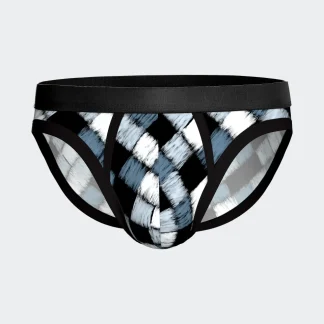 Slip de homem estampado em Lyocell