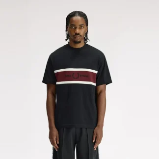Fred Perry M2405 Embroidered Panel T-Shirt