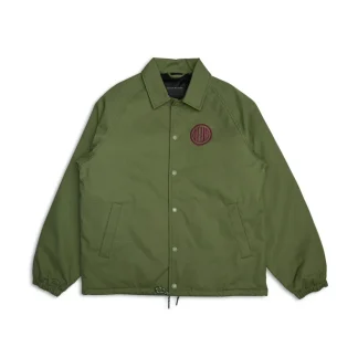 DEUS PILL LOGO COACH JACKET - PINE