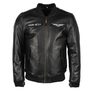HELSTONS HELICO CUIR RAG - NOIR