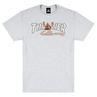Thrasher X Toy Machine Pyramid T-Shirt